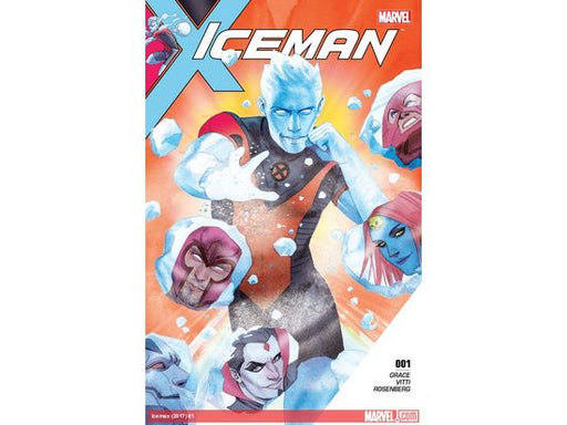 Comic Books Marvel Comics - Iceman (2017) 001 (Cond. FN+) 21154 - Cardboard Memories Inc.