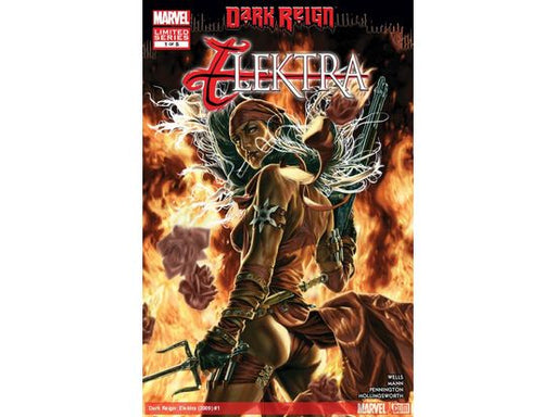 Comic Books Marvel Comics - Dark Reign Elektra (2009) 001 (Cond. VG+) 21060 - Cardboard Memories Inc.