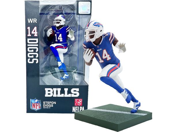 Action Figures and Toys Import Dragon Figures - Buffalo Bills - Stefon Diggs - Cardboard Memories Inc.