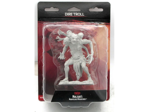 Role Playing Games Wizkids - Dungeons and Dragons - Unpainted Miniature - Nolzurs Marvellous Miniatures - Dire Troll - 90257 - Cardboard Memories Inc.