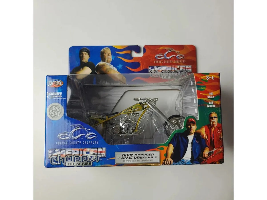 Action Figures and Toys Ertl - Joy Ride - OCC American Chopper Motorcycle Series - Dixie Chopper - Cardboard Memories Inc.