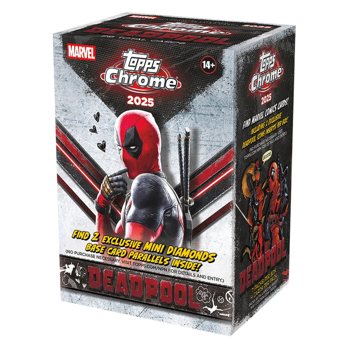 Non Sports Cards Topps - 2025 - Marvel - Chrome - Deadpool - Blaster Value Box - Cardboard Memories Inc.