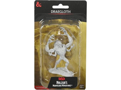 Role Playing Games Wizkids - Dungeons and Dragons - Unpainted Miniature - Nolzurs Marvellous Miniatures - Draegloth - 90679 - Cardboard Memories Inc.