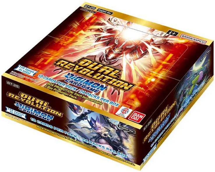 collectible card game Bandai - Digimon Trading Card Game - BT-25 - Dual Revolution - Booster Box - Cardboard Memories Inc.