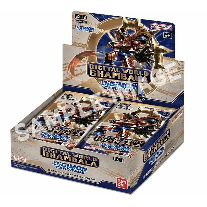 Bandai - Digimon - EX-12 - Digtial World Shambala - Trading Card Extra Booster Box