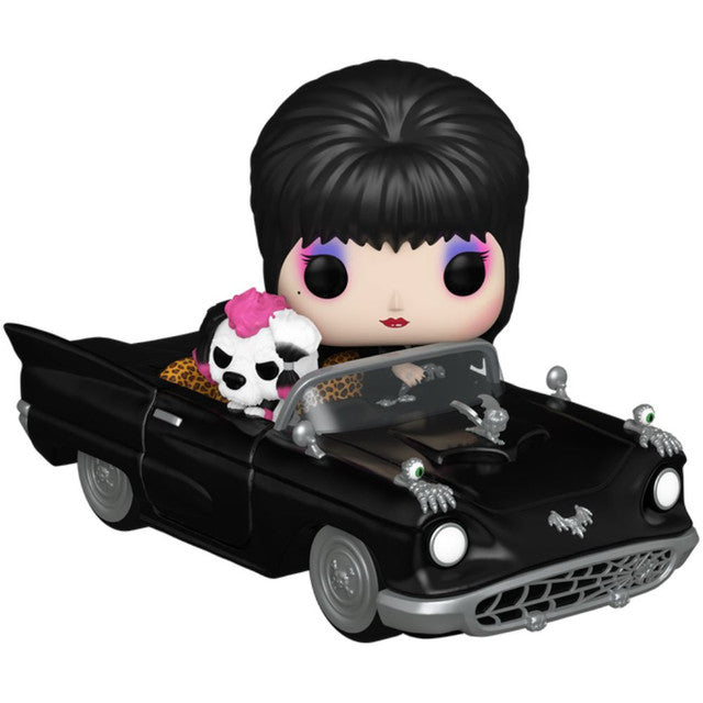 Action Figures and Toys POP! - Rides - Elvira & Gonk In Macabre Mobile - Cardboard Memories Inc.