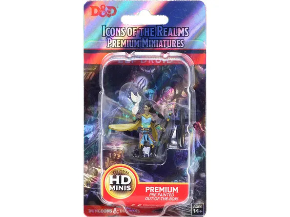 Role Playing Games Wizkids - Dungeons and Dragons - Premium Miniatures - Female Elf Druid - 73821 - Cardboard Memories Inc.