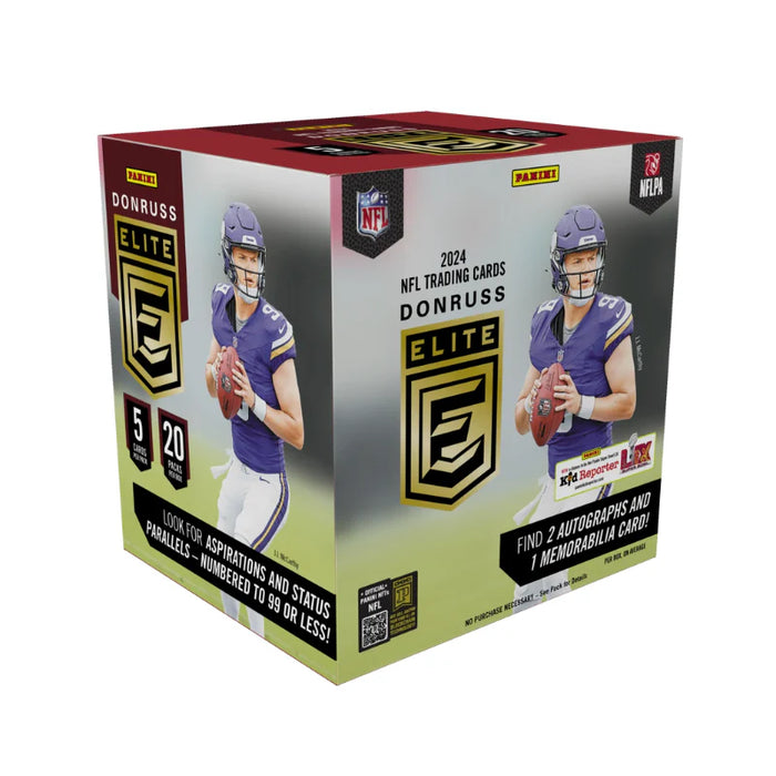 Sports Cards Panini - 2024 - Football - Donruss Elite - Hobby Box - Cardboard Memories Inc.