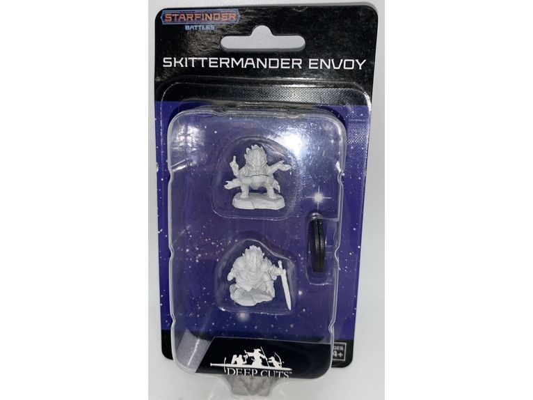 Role Playing Games Wizkids - Starfinder - Unpainted Miniature - Deep Cuts - Skittermander Envoy - 90337 - Cardboard Memories Inc.