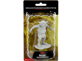 Role Playing Games Wizkids - Dungeons and Dragons - Unpainted Miniature - Nolzurs Marvellous Miniatures - Eidolon Possessed Statue - 90167 - Cardboard Memories Inc.