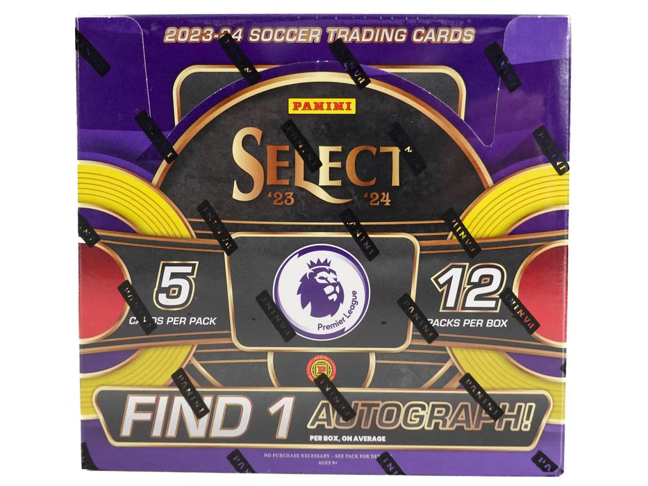 Sports Cards Panini - 2023-24 - Soccer - Select - EPL - International Hobby Box - Cardboard Memories Inc.