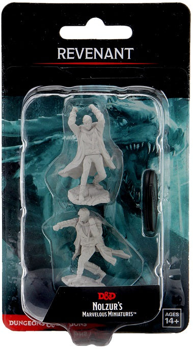 Role Playing Games Wizkids - Dungeons and Dragons - Unpainted Miniature - Nolzurs Marvellous Miniatures - Revenant - 90070 - Cardboard Memories Inc.