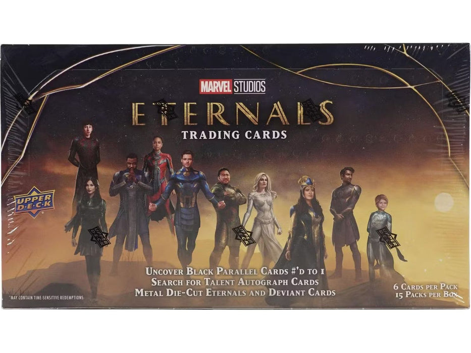 Non Sports Cards Upper Deck - Marvel Studios - Eternals - Hobby Box - Cardboard Memories Inc.