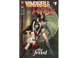 Comic Books Image Comics - Vampirella Witchblade Feast 001  (Cond. VG) 21128 - Cardboard Memories Inc.
