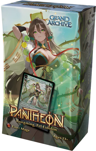 Collectible Card Games Grand Archive - Radiant Origins - Pantheon - Starter Deck - Kongming, Fel Eidolon - Cardboard Memories Inc.
