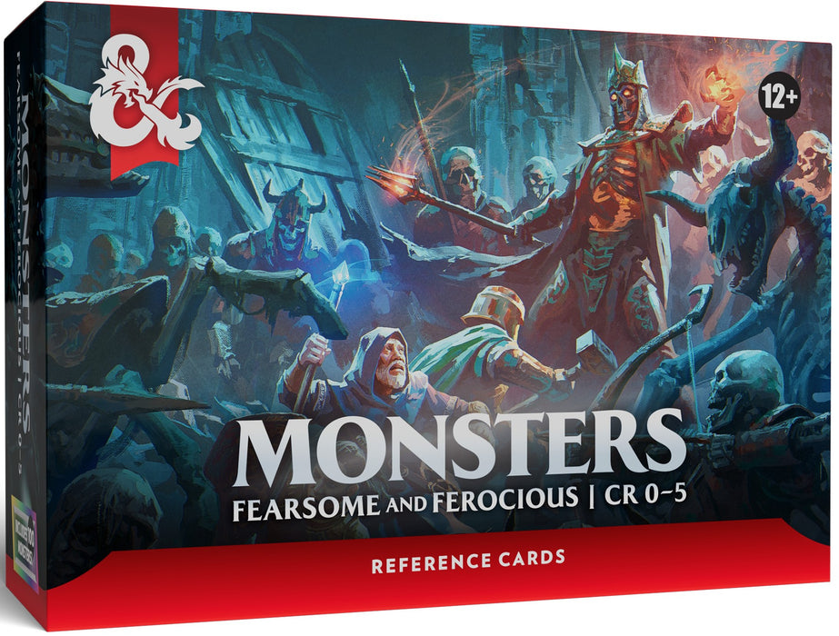 Wizards of the Coast - 2026 - Dungeons and Dragons - 5th Edition - Reference Cards - Monsters - Fearsome and Ferocious