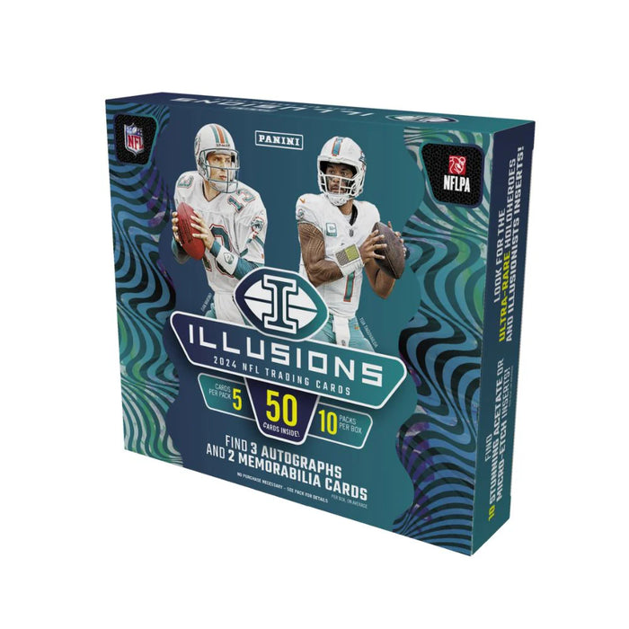 Sports Cards Panini - 2024 - Football - Illusions - Hobby Box - Cardboard Memories Inc.