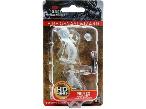 Role Playing Games Wizkids - Dungeons and Dragons - Unpainted Miniature - Nolzurs Marvellous Miniatures - Fire Genasi Female Wizard - 73336 - Cardboard Memories Inc.