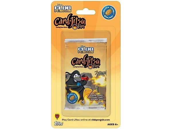 Sports Cards Topps - Club Penguin - Card-Jitsu Fire - Blister Pack - Cardboard Memories Inc.