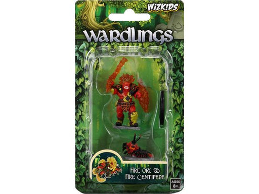 Role Playing Games Wizkids - Wardlings Minis Wave 4 - Fire Orc and Fire Centipede - 74071 - Cardboard Memories Inc.