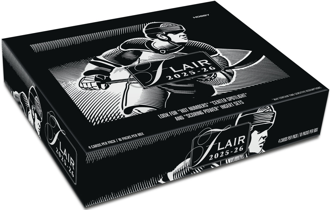Sports Cards Upper Deck - 2025-26 - Hockey - Flair - Hobby Box - Cardboard Memories Inc.