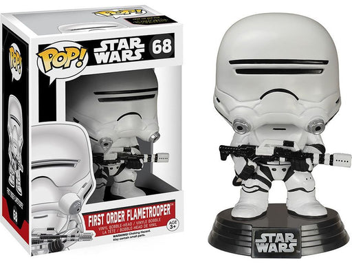 Action Figures and Toys POP! -  Movies - Star Wars - First Order Flametrooper - Cardboard Memories Inc.
