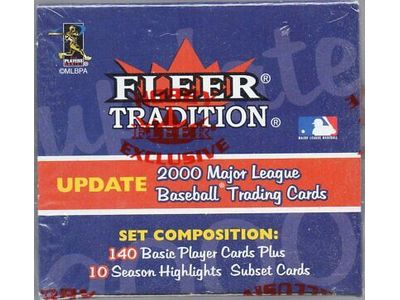 Sports Cards Fleer - 2000 - Tradition - Update - Baseball - Factory Set - Cardboard Memories Inc.