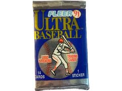 Sports Cards Fleer - 1991 - Ultra - Baseball - Pack - Cardboard Memories Inc.