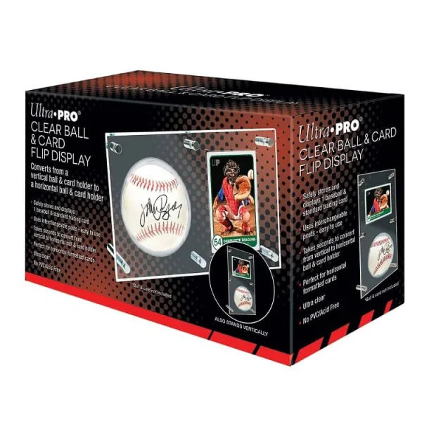Supplies Ultra Pro - Ball and Card Holder - Flip Display - Cardboard Memories Inc.