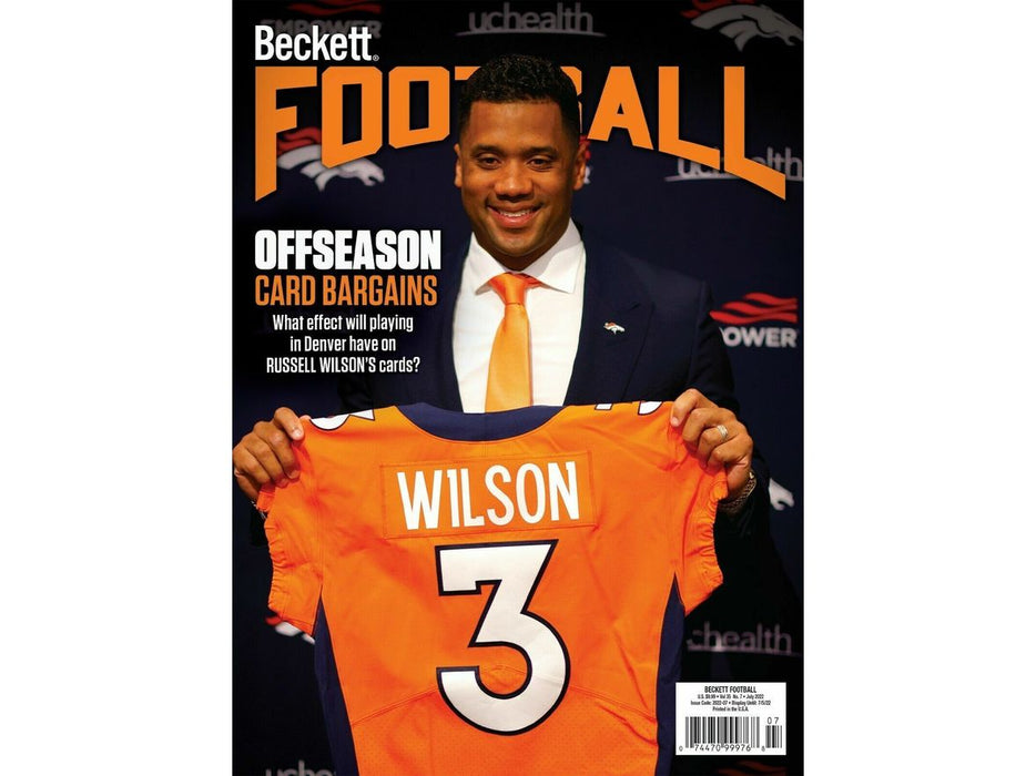Price Guides Beckett - Football Price Guide - July 2022 - Vol 35 - No. 7 - Cardboard Memories Inc.