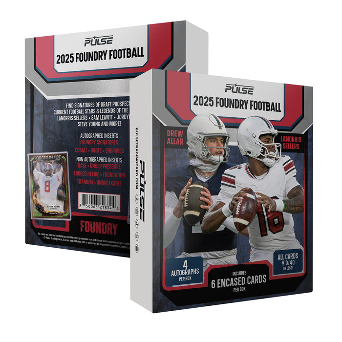Sports Cards Pulse - 2025 - Football - Foundry - Hobby Box - Cardboard Memories Inc.