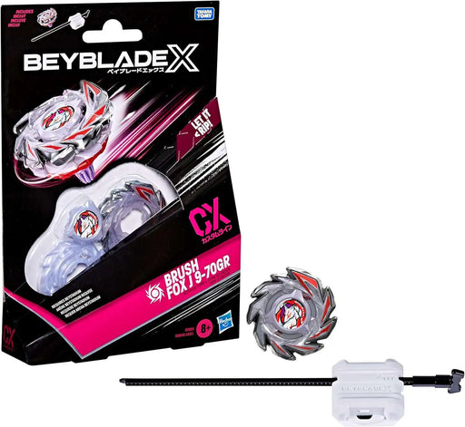 Action Figures and Toys Hasbro - Beyblade X - Brush Fox - J 9-70GR - Starter Pack - Cardboard Memories Inc.