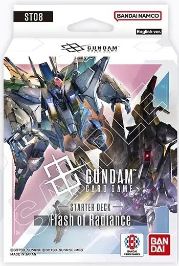collectible card game Bandai - Gundam Card Game - ST-08 - Flash of Radiance - Starter Deck - Cardboard Memories Inc.