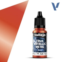 Acrylicos Vallejo - True Metallic Metal - Base - Forged Red - 77 125