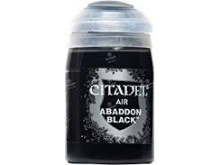 Paints and Paint Accessories Citadel Air - Abaddon Black 24ml - 28-15 - Cardboard Memories Inc.