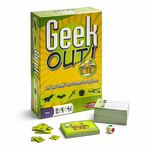 Card Games Playroom Entertainment - Geek Out! - Tabletop Limited Edition - Cardboard Memories Inc.