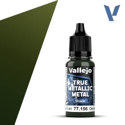 Acrylicos Vallejo - True Metallic Metal - Shade - Greenish Gold - 77 156