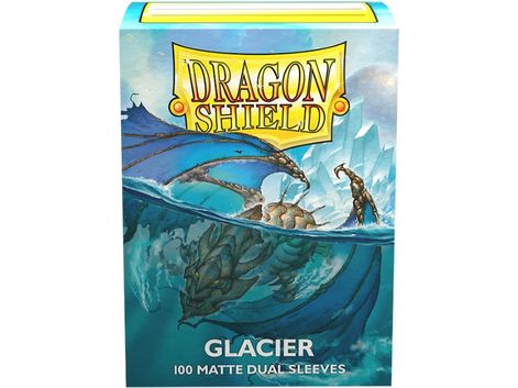 Supplies Arcane Tinmen - Dragon Shield Dual Sleeves - Glacier Matte - Standard - Package of 100 - Cardboard Memories Inc.