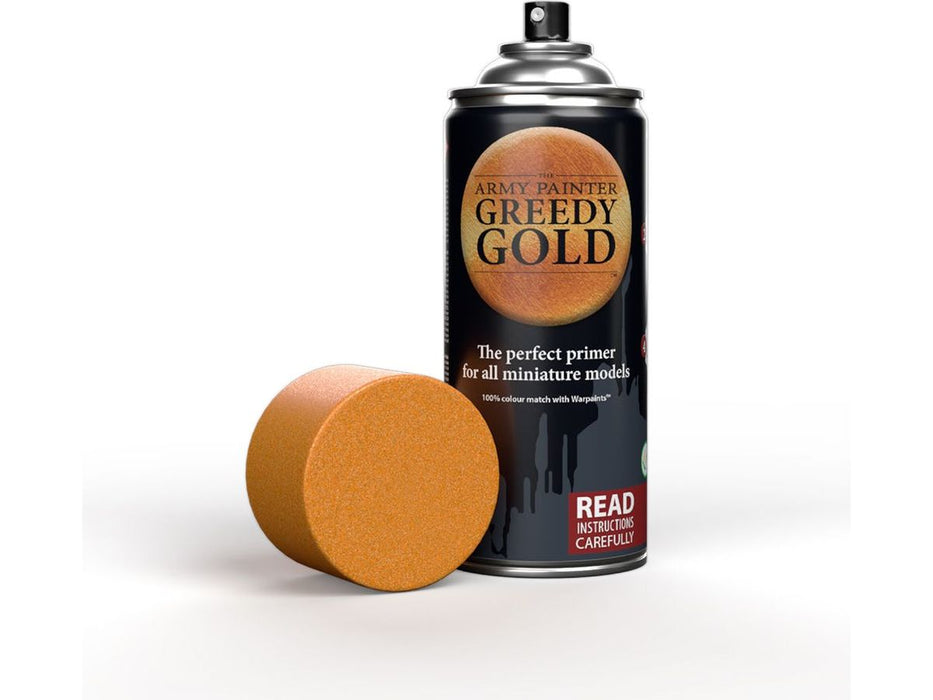 Paints and Paint Accessories Army Painter - Greedy Gold - Paint Spray - Cardboard Memories Inc.