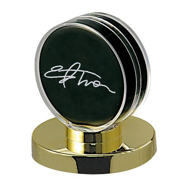 Supplies Ultra Pro - Puck Holder with Gold Base - Cardboard Memories Inc.