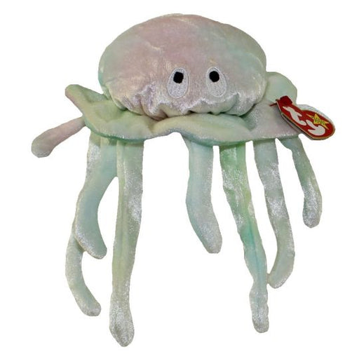 Plush TY Beanie Baby - Goochy the Jellyfish - Cardboard Memories Inc.