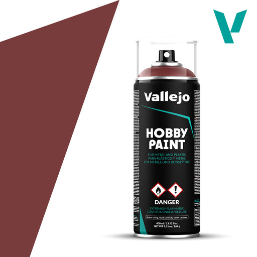 Paints and Paint Accessories Acrylicos Vallejo - Paint Spray - Gory Red - 28 029 - Cardboard Memories Inc.