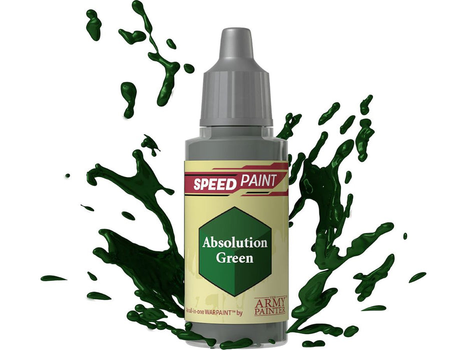 Paints and Paint Accessories Army Painter - Warpaints - Speedpaint - Absolution Green - WP2007 - Cardboard Memories Inc.