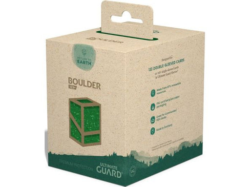 Supplies Ultimate Guard - Boulder Deck Case - Return to Earth - Green - 133 - Cardboard Memories Inc.