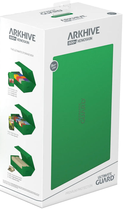 Supplies Ultimate Guard - Arkhive - Monocolor Green Xenoskin - 800+ - Cardboard Memories Inc.