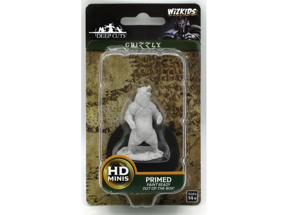 Role Playing Games Wizkids - Dungeons and Dragons - Unpainted Miniature - Deep Cuts - Grizzly - 73551 - Cardboard Memories Inc.