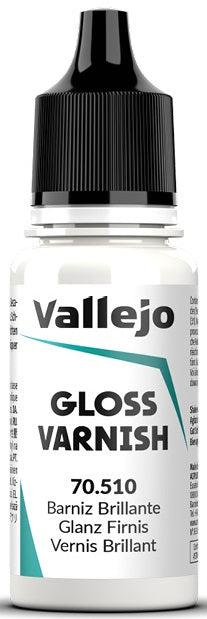 Paints and Paint Accessories Acrylicos Vallejo - Gloss Varnish - 70 510 - Cardboard Memories Inc.