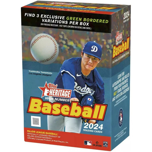 Sports Cards Topps - 2024 - Baseball - Heritage High Number - Trading Card Value Box - Cardboard Memories Inc.