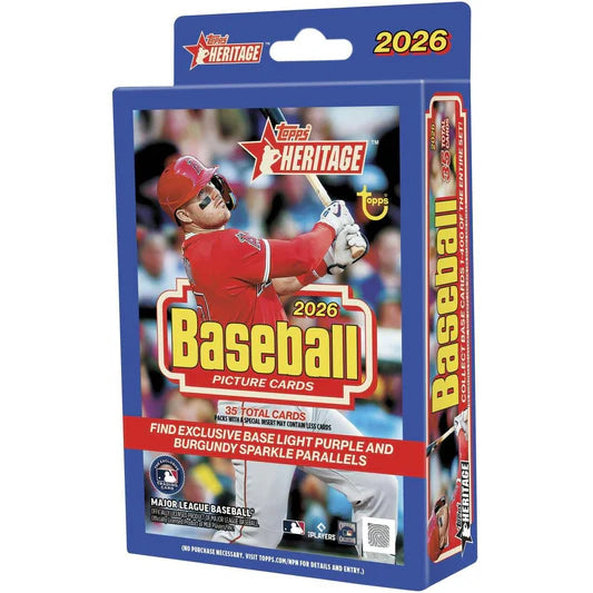 Sports Cards Topps - 2026 - Baseball - Heritage - Hanger Box - Cardboard Memories Inc.