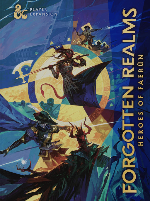Role Playing Games Wizards of the Coast - Dungeons and Dragons - 5th Edition - Forgotten Realms - Heroes of Faerun - Alternate Hardcover - Cardboard Memories Inc.